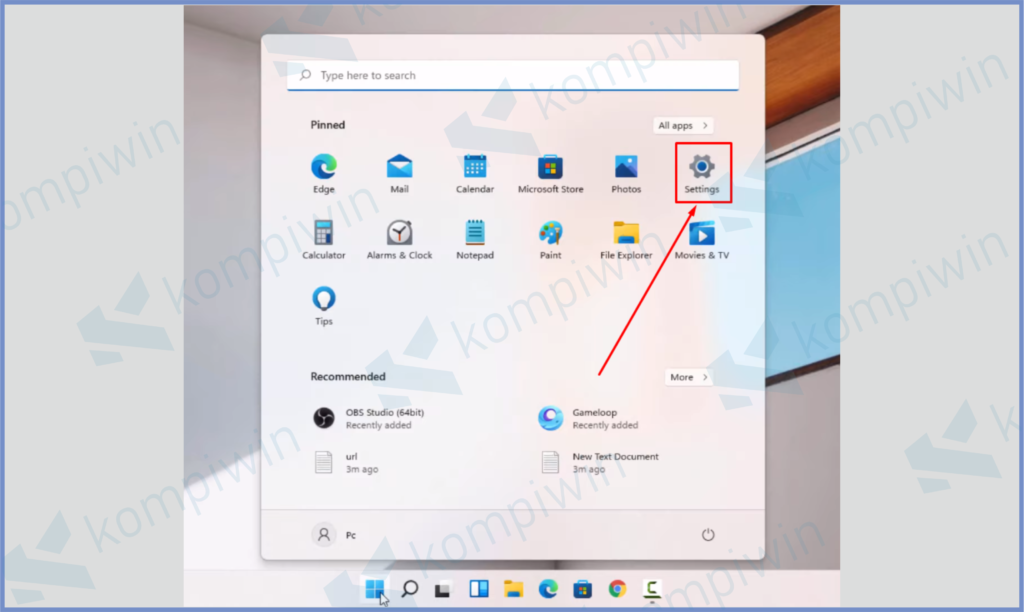 1 Buka Settings - Cara Memperbaiki Antimalware Service Executable High Memory